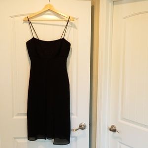 Size 10, Black knee-length cocktail dress